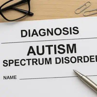 Child with an autism spectrum diagnosis